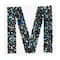 12 Pack: Black AB Letter Bling Sticker by Recollections®